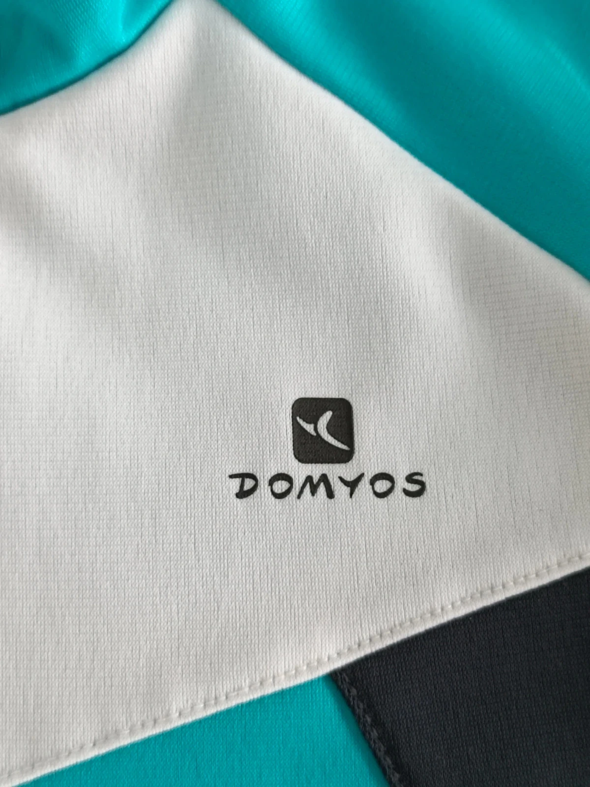 Casaco/manteau/abrigo/jas - cappotto com fecho azul turquesa da Domyos 12 anos – photo 5